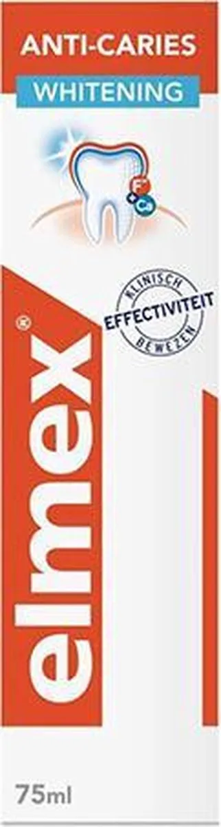 Elmex Anti-Caries Tandpasta Gentle White 75ml - 6 Stuks