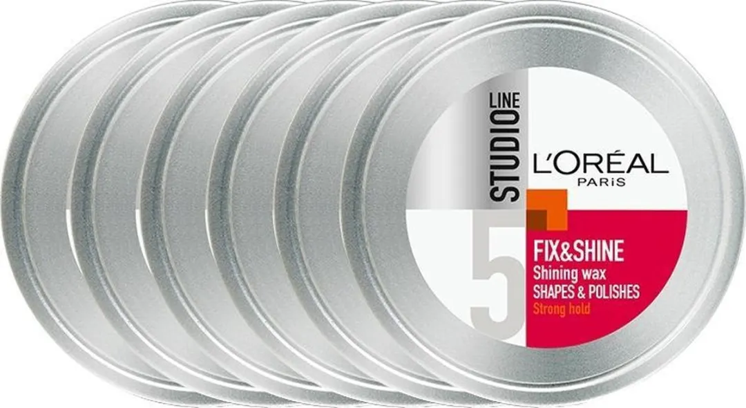 L'Oréal Paris Studio Line Fix & Shine Wax 6x75ml