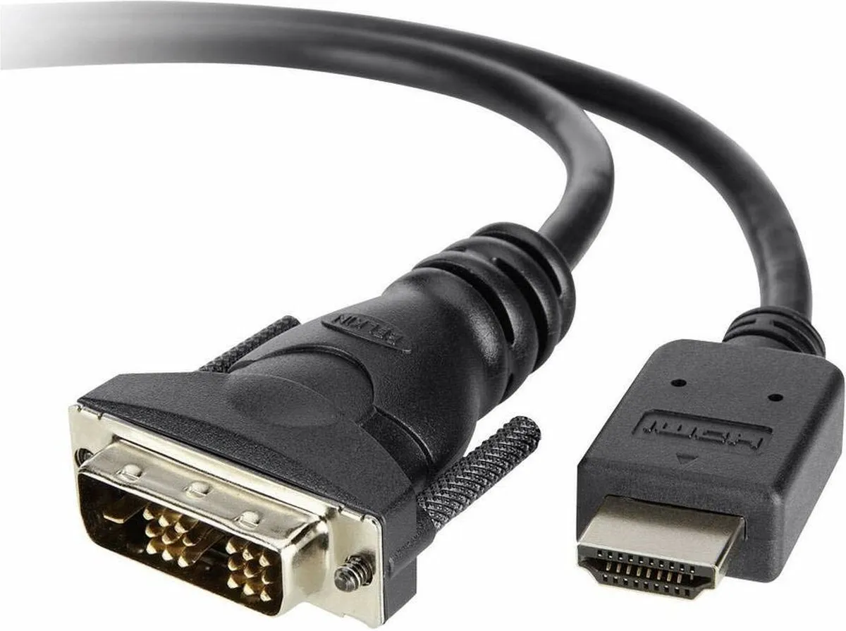 Belkin F3Y005BT1.8M Videokabel DVI-D naar HDMI 1.8m