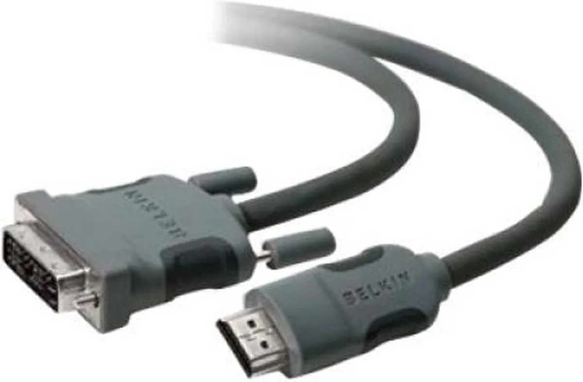 Belkin F3Y005BT1.8M Videokabel DVI-D naar HDMI 1.8m - Zwart
