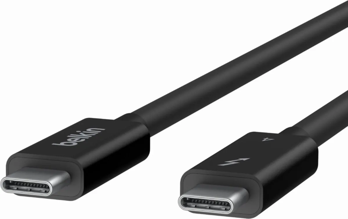Belkin CONNECT Thunderbolt 4 INZ002bt2MBK Kabel - USB-C naar USB-C - Zwart