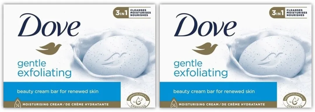 Dove Gentle Exfoliating Zeep 2x90ml