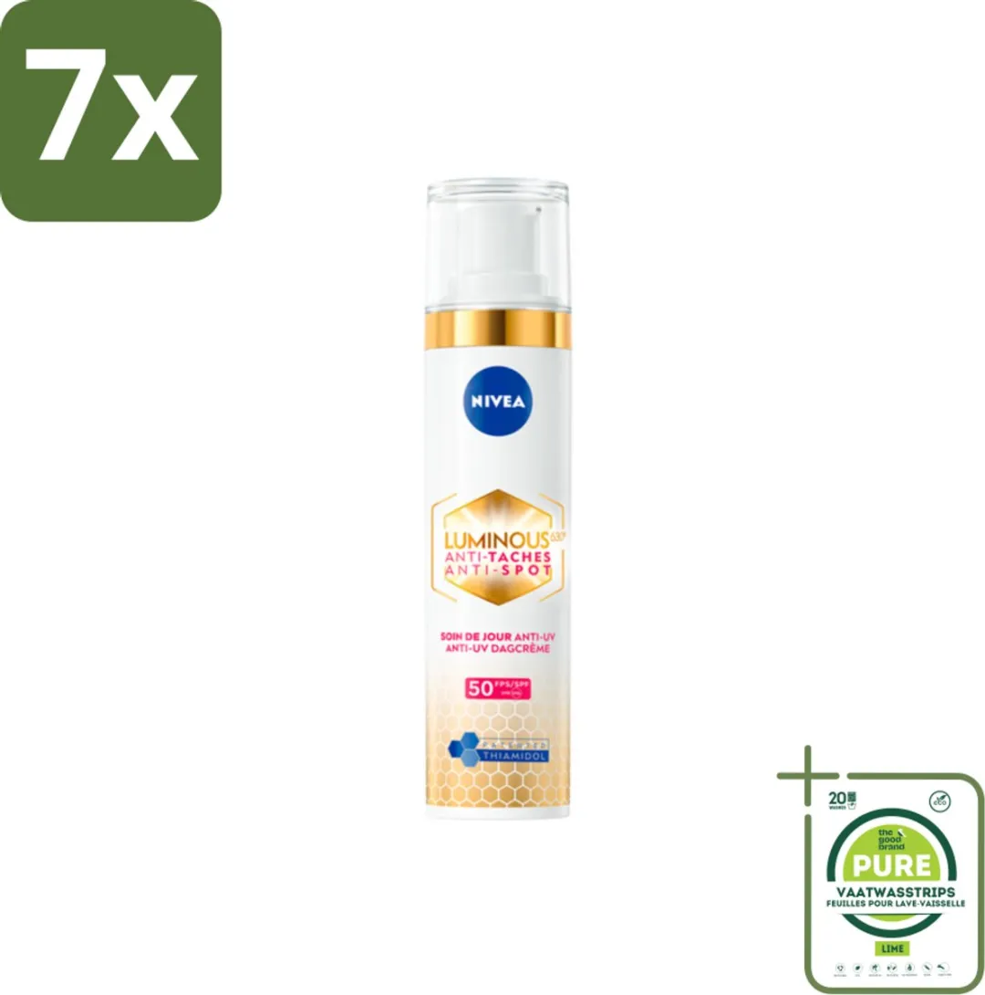 NIVEA Cellular LUMINOUS630 Dagcrème SPF 50 - 7x40ml