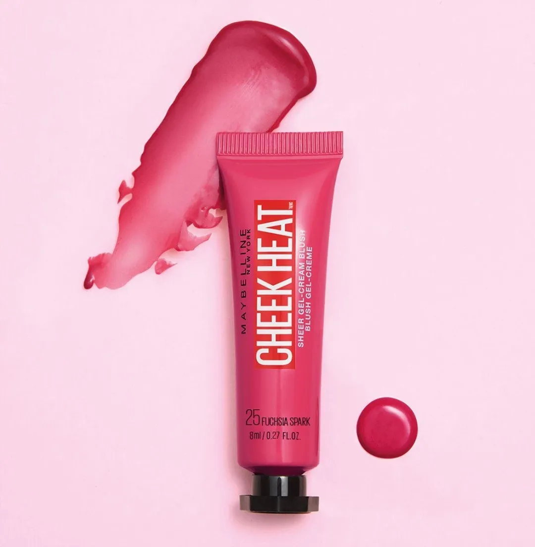 Maybelline Cheek Heat Cream Blush 25 Fuchsia Spark