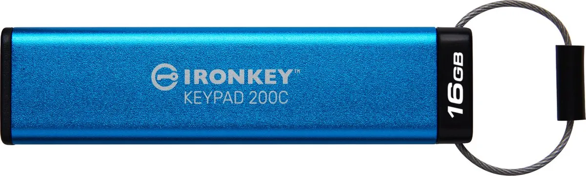 Kingston IronKey 16GB USB-C Keypad 200C FIPS 140-3