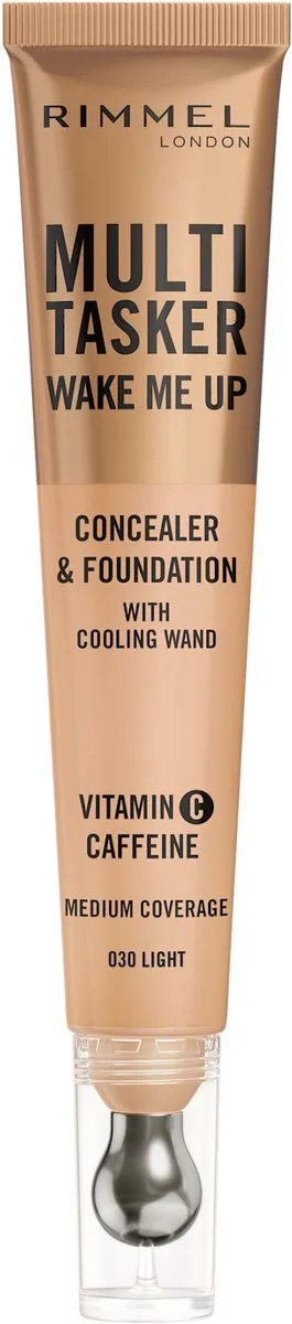 Rimmel London Multi-Tasker Wake Me Up Concealer & Foundation 030 Light 20ml