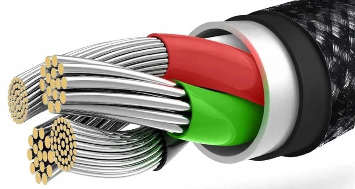 Baseus USB naar Miic Kabel 3m - Zwart