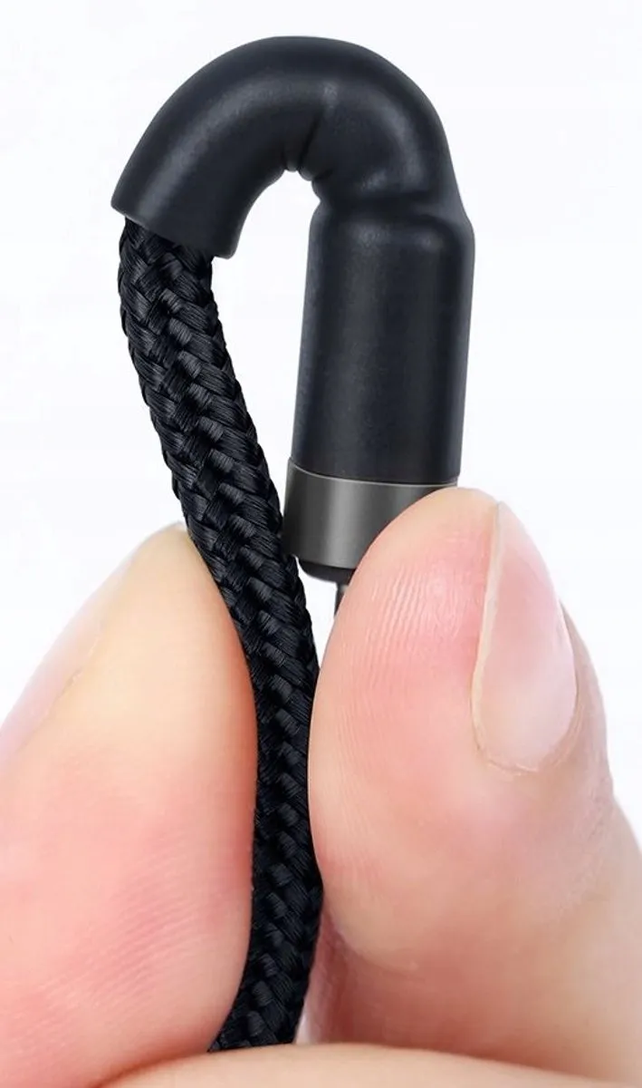 Baseus USB naar Miic Kabel 3m - Zwart