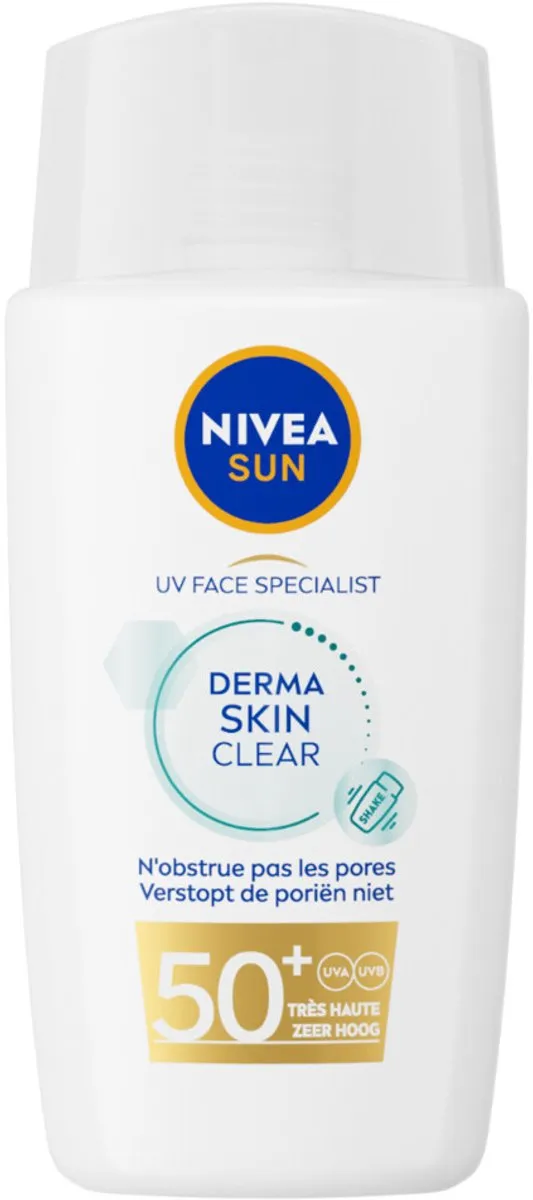 NIVEA Sun UV Face Specialist Derma Skin Clear Fluid SPF 50+