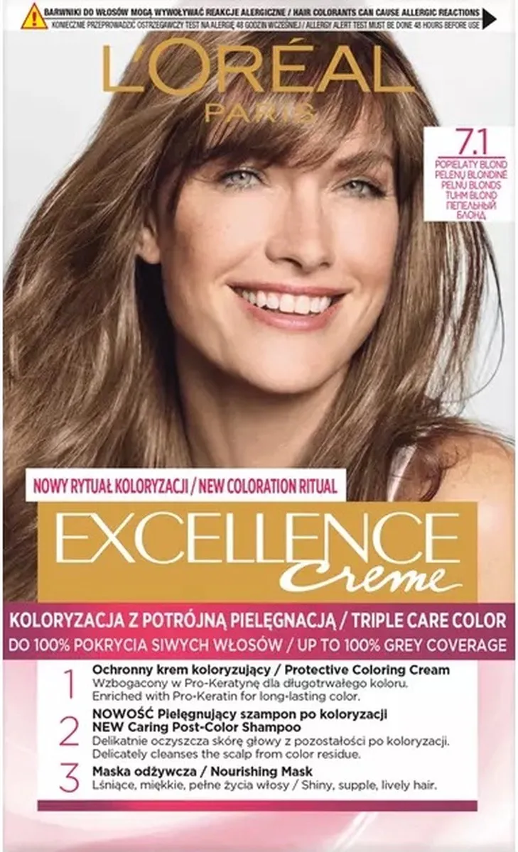 L'Oréal Paris Excellence Crème 7.1 Asblond