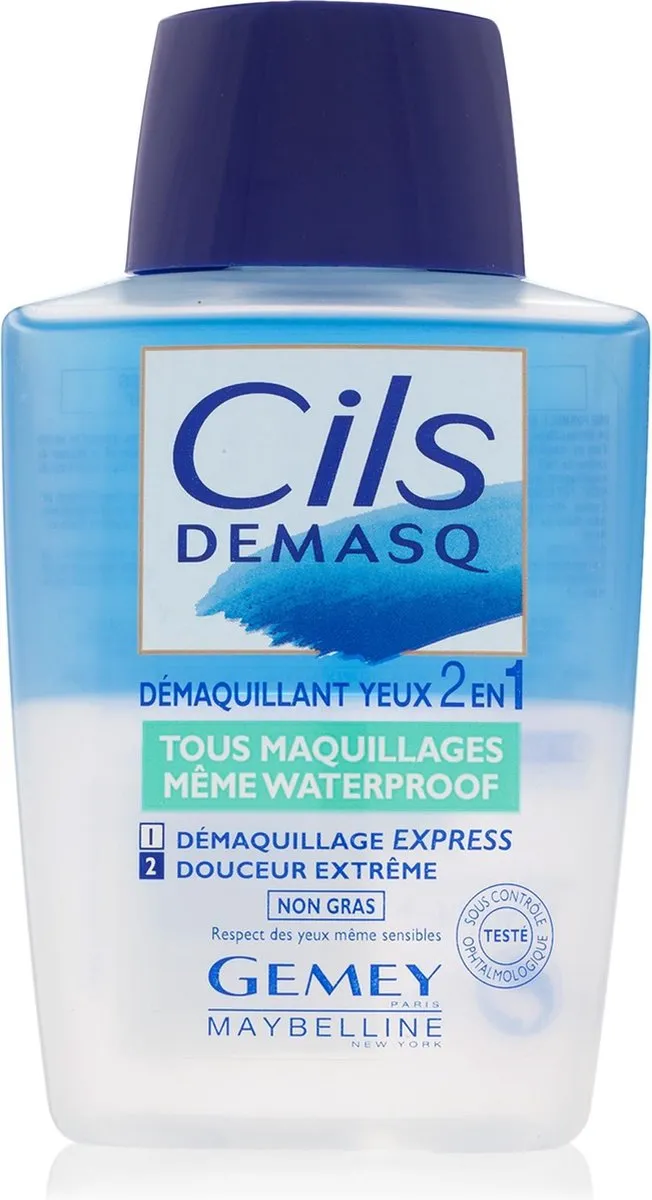 Maybelline Cils Demasq Bi-Phase Waterproof Oogmake-up Remover 125ml