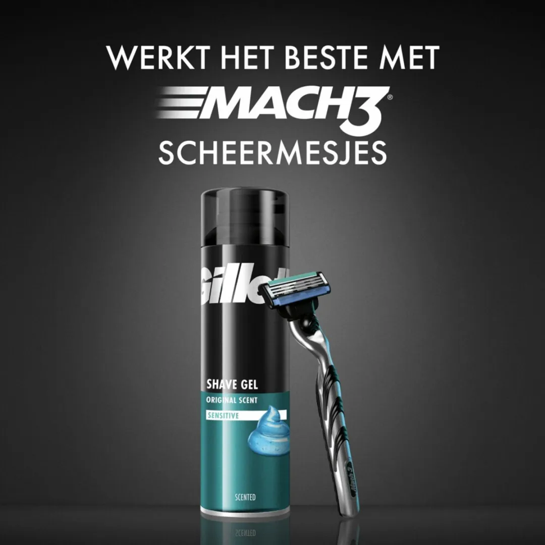 Gillette Gevoelige Huid Scheergel 200ml - 24 Stuks - afbeelding 4 van 6