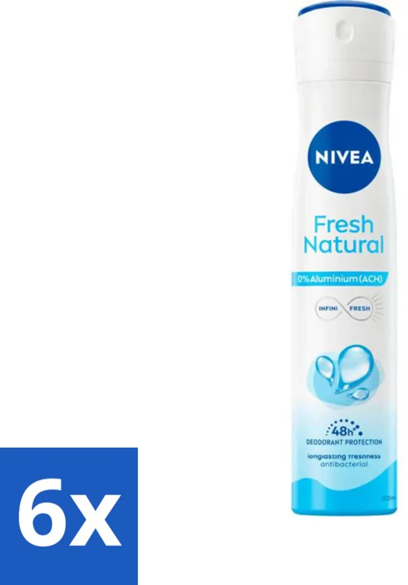 NIVEA Fresh Natural Deodorant Spray 200ml