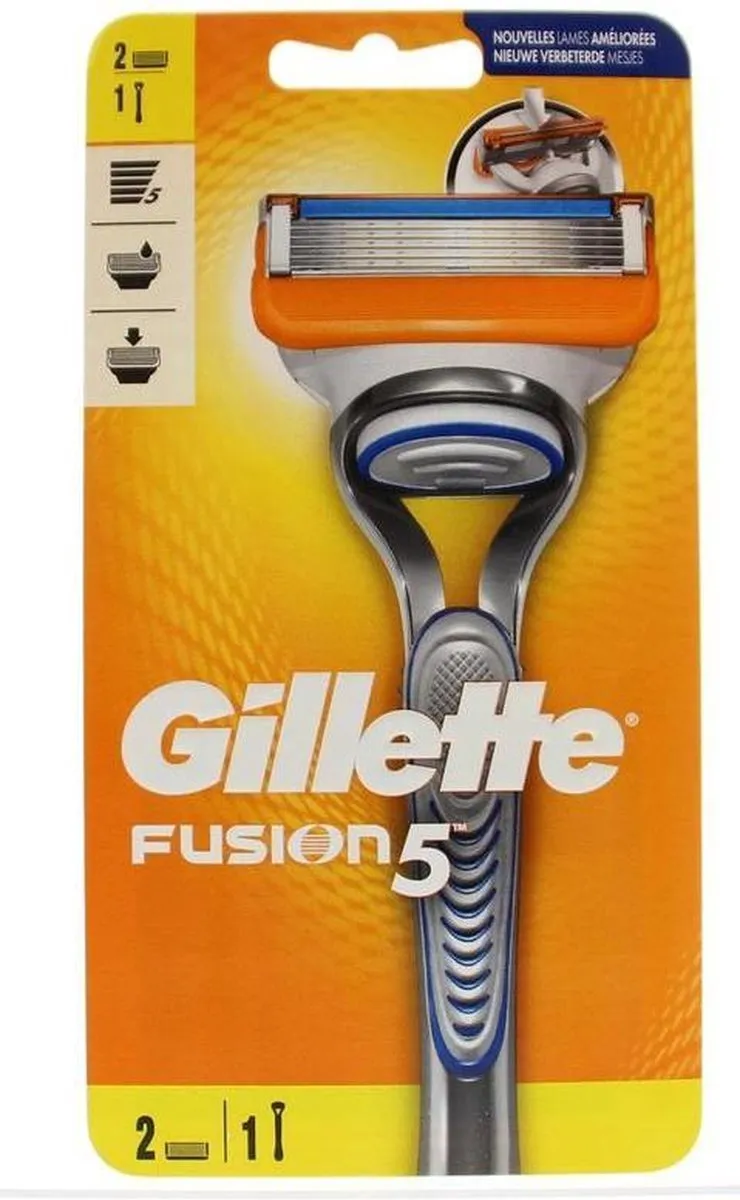 Gillette Fusion5 Scheersysteem - 5 Bladen - 2 Stuks