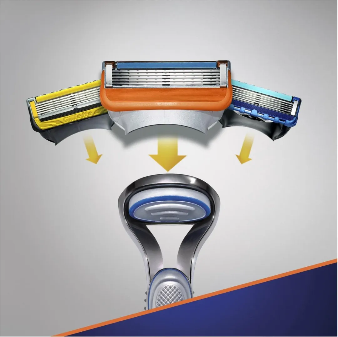 Gillette Fusion5 Scheersysteem - 5 Bladen - 2 Stuks