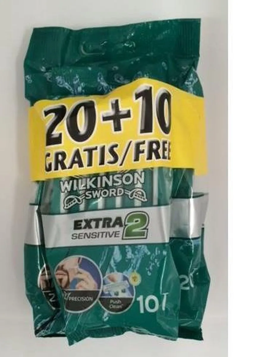 Wilkinson Sword Extra Essential 2 Wegwerpscheermesjes - 30 Stuks