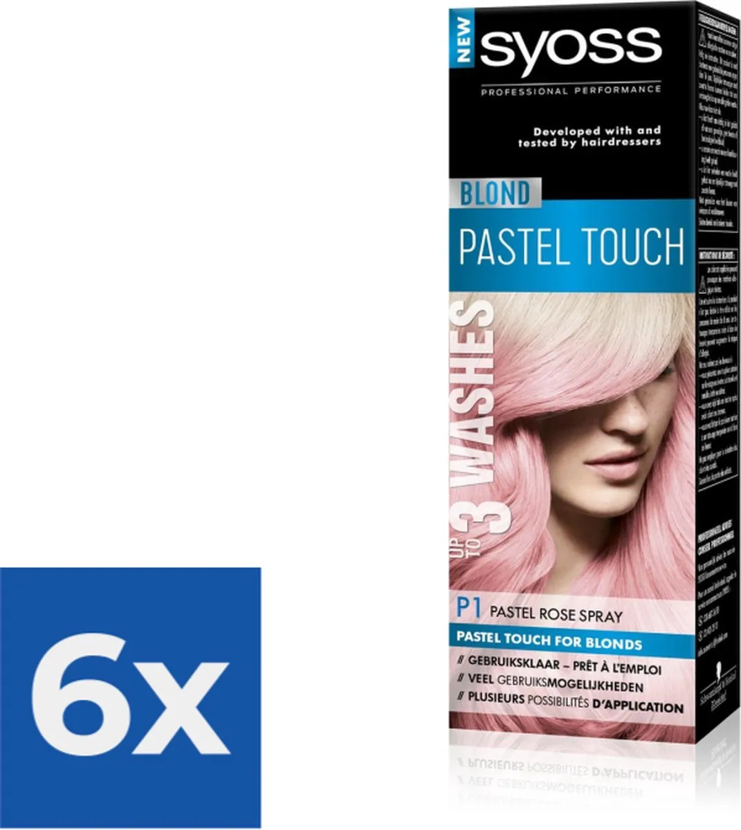 Syoss Color Blond Pastel Touch P1 Roseblond Spray 750ml