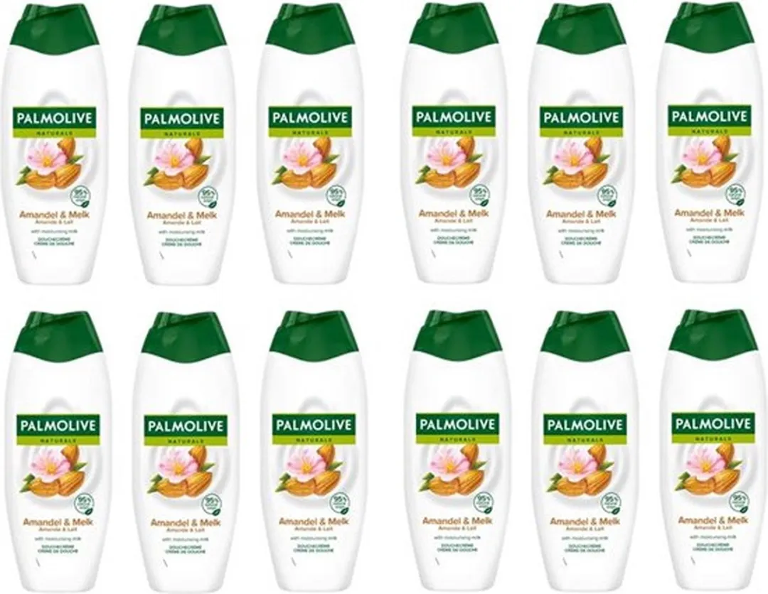 Palmolive Naturals Amandel Bad- & Douchecrème 12x500ml