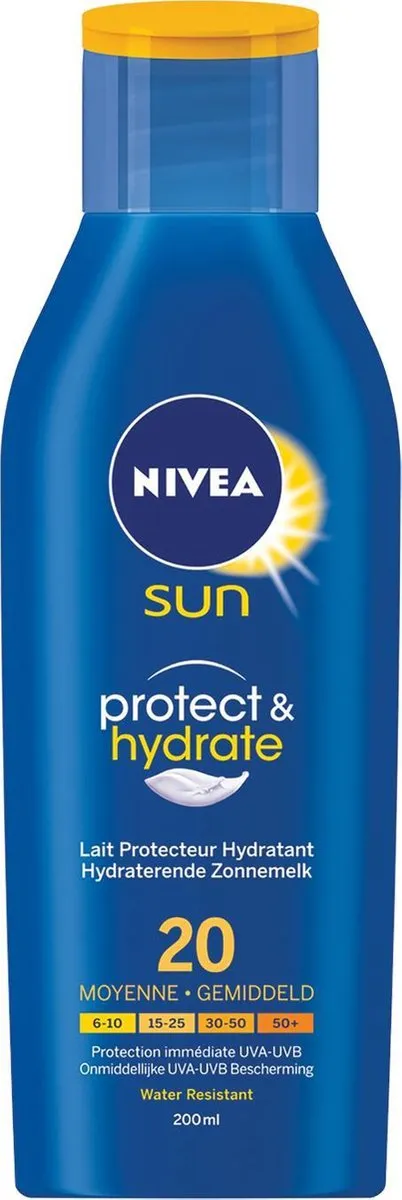NIVEA SUN Zonnemelk Protect & Hydrate SPF 20 200ml