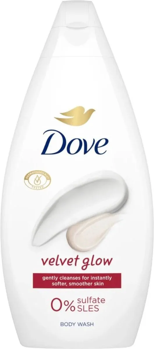Dove Silky Velvet Douchegel 250ml - Sulfaatvrij