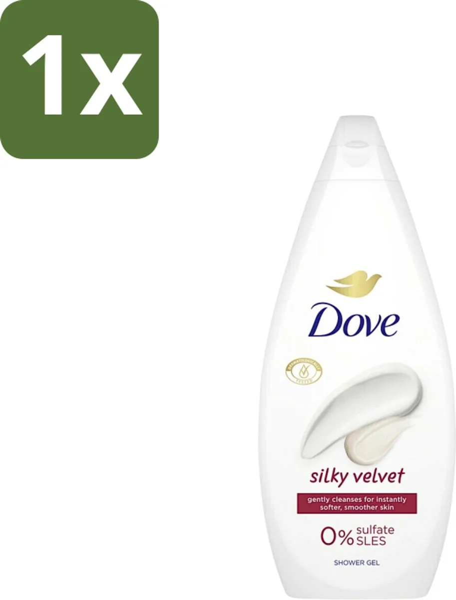 Dove Silky Velvet Douchegel 250ml