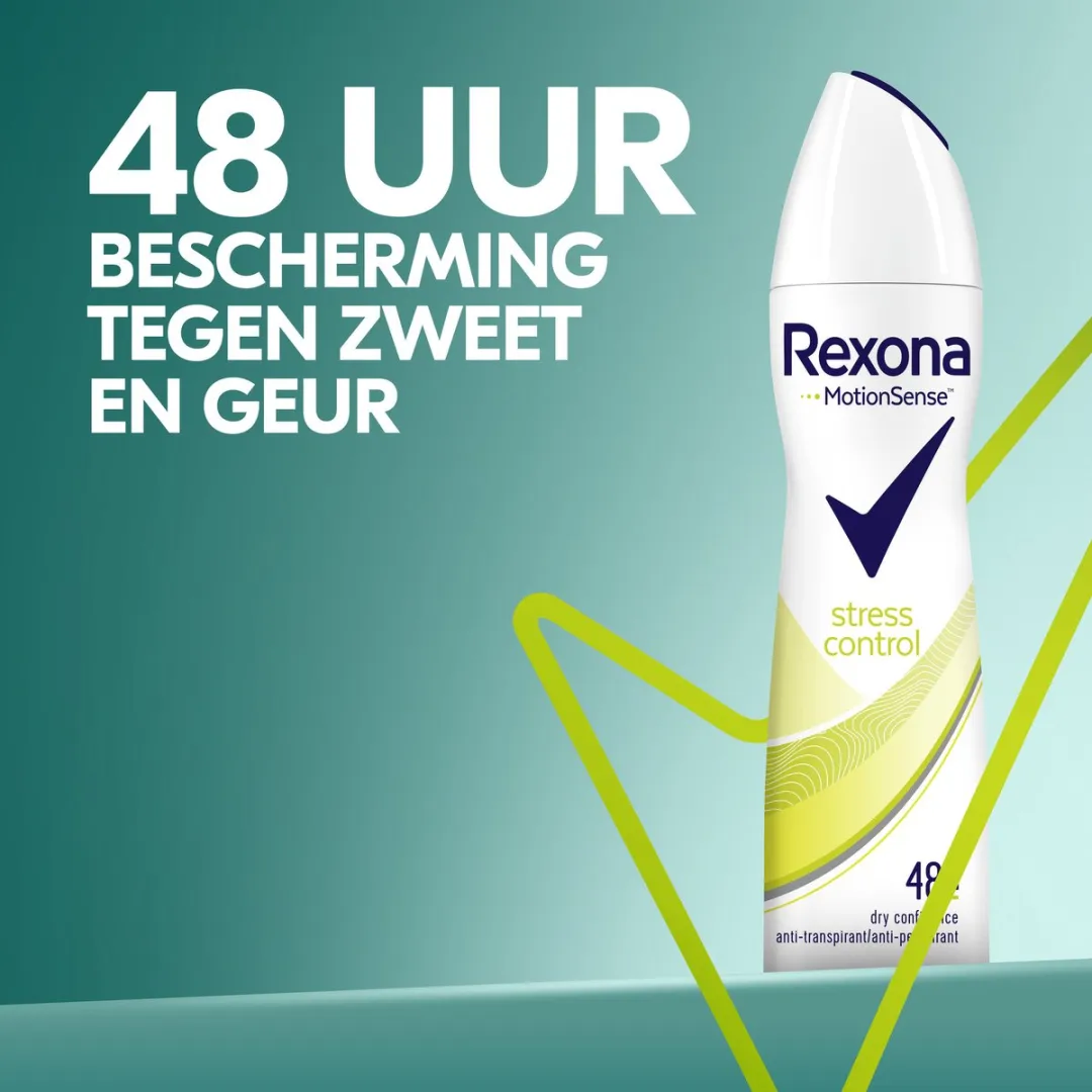 Rexona Women Stress Control Anti-transpirant Spray - 6x150ml