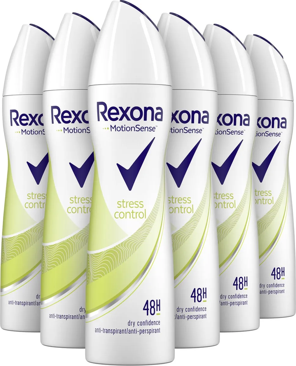 Rexona Women Stress Control Anti-transpirant Spray - 6x150ml