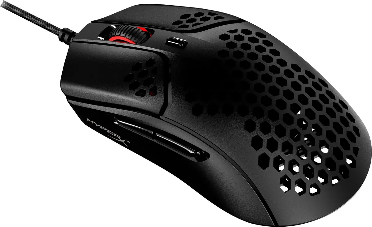 HyperX Pulsefire Haste Bedrade Gaming Muis 16.000 DPI - Zwart - afbeelding 6 van 6