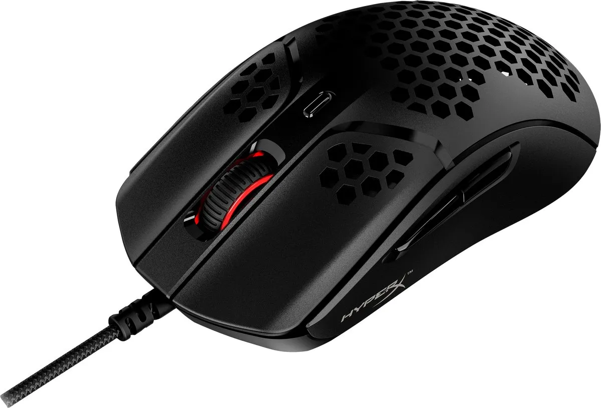 HyperX Pulsfire Haste - Bedrade Gaming Muis - RGB - 16.000 DPI - Zwart