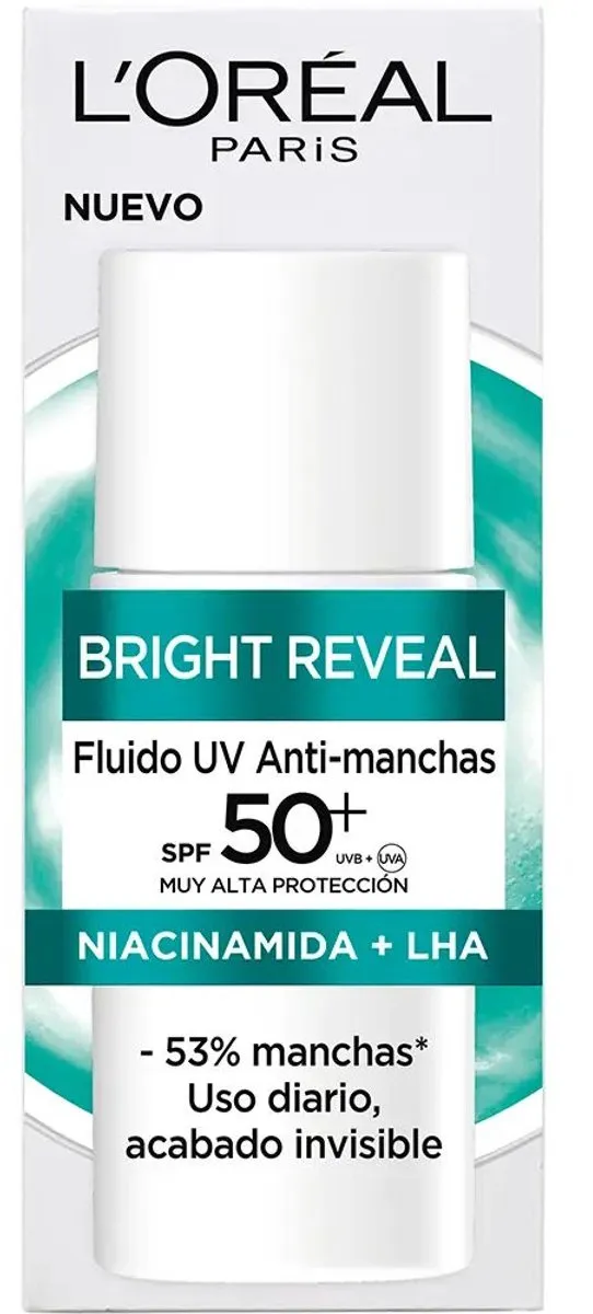 L'Oréal Paris Bright Reveal Niacinamide Anti-Vlekken Fluid SPF50+ 50ml