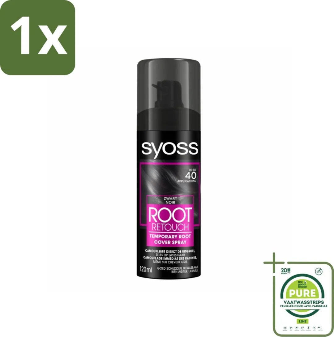 SYOSS Uitgroeispray Zwart 115ml