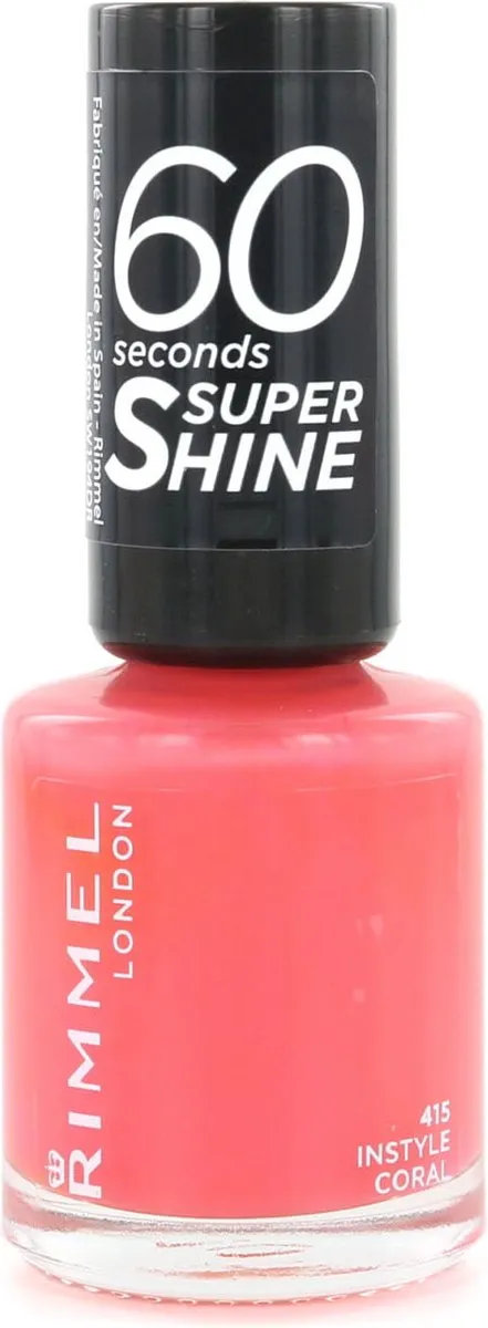 Rimmel London 60 Seconds Nagellak 415 Instyle Coral - 12ml
