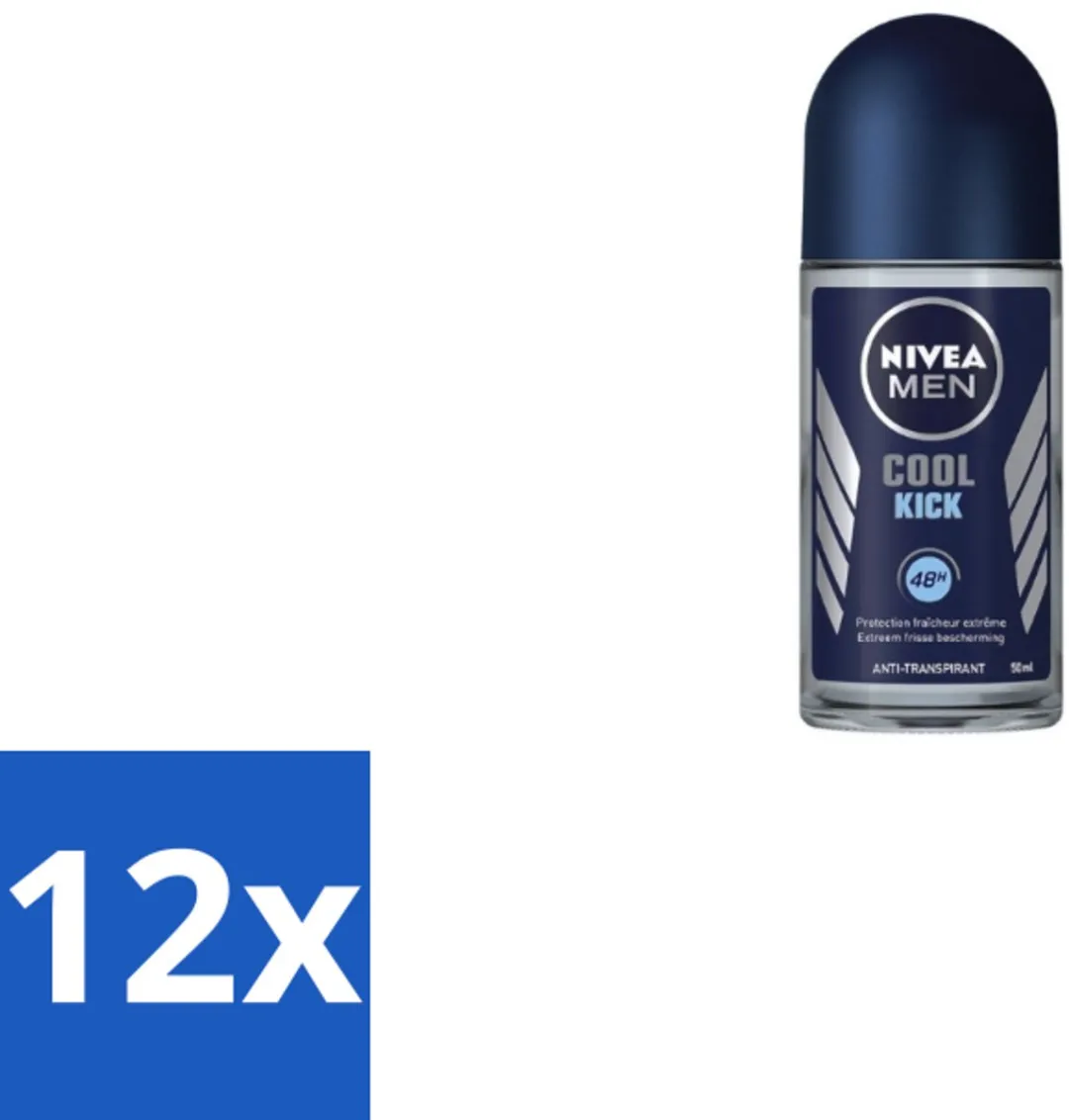 NIVEA Men Cool Kick Deodorant Roller 50ml