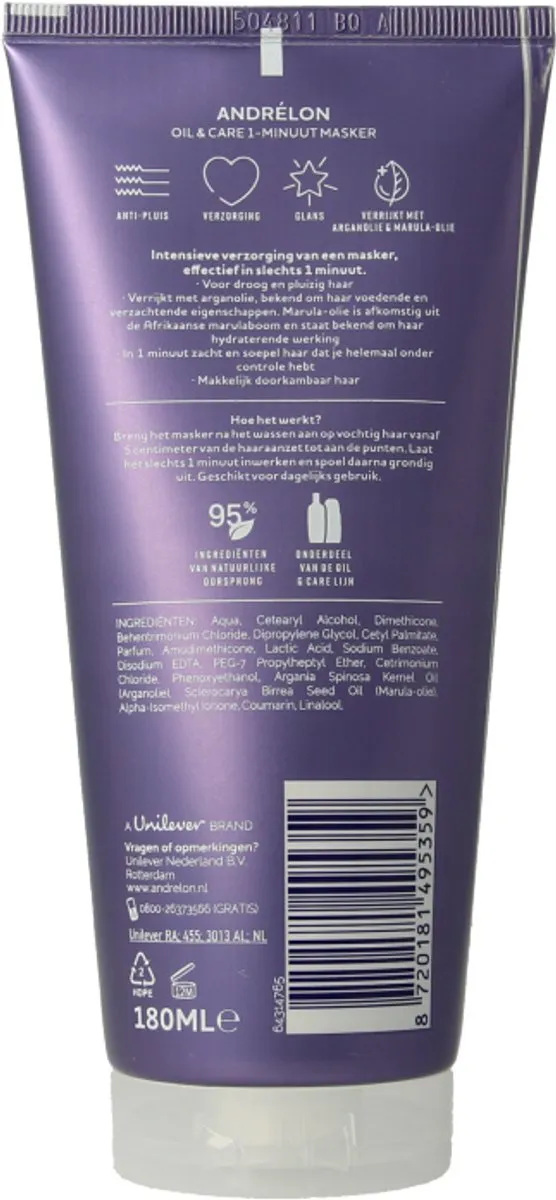 Andrélon Oil & Care Haarmasker 180ml