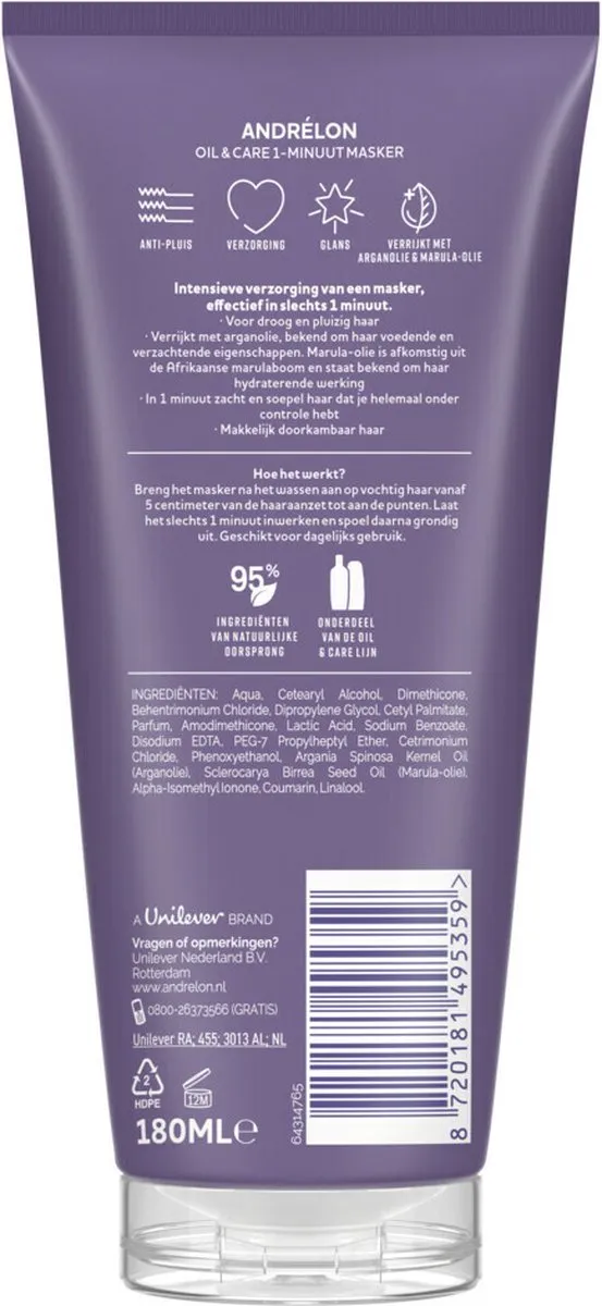Andrélon Oil & Care Haarmasker 180ml