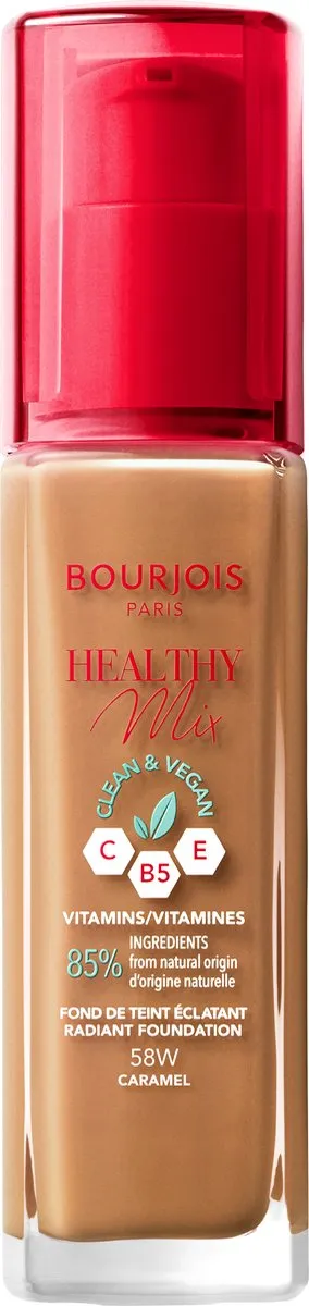 Bourjois Healthy Mix Clean Vegan Foundation 058 Caramel