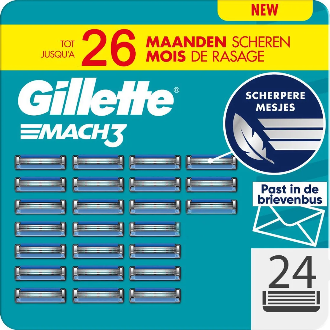 Gillette Mach3 Base Scheermesjes