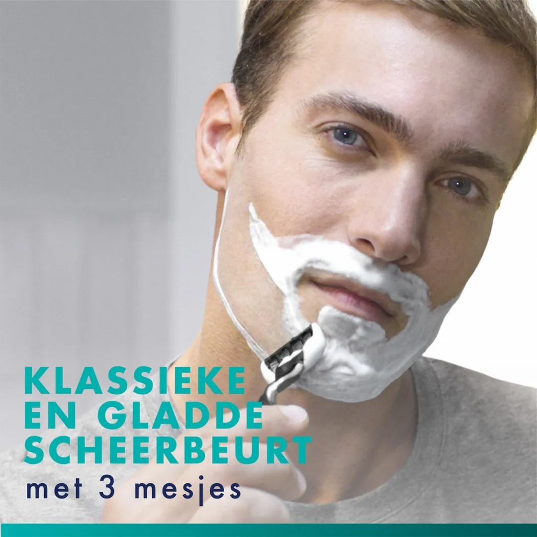 Gillette Mach3 Base Scheermesjes - 24 Stuks