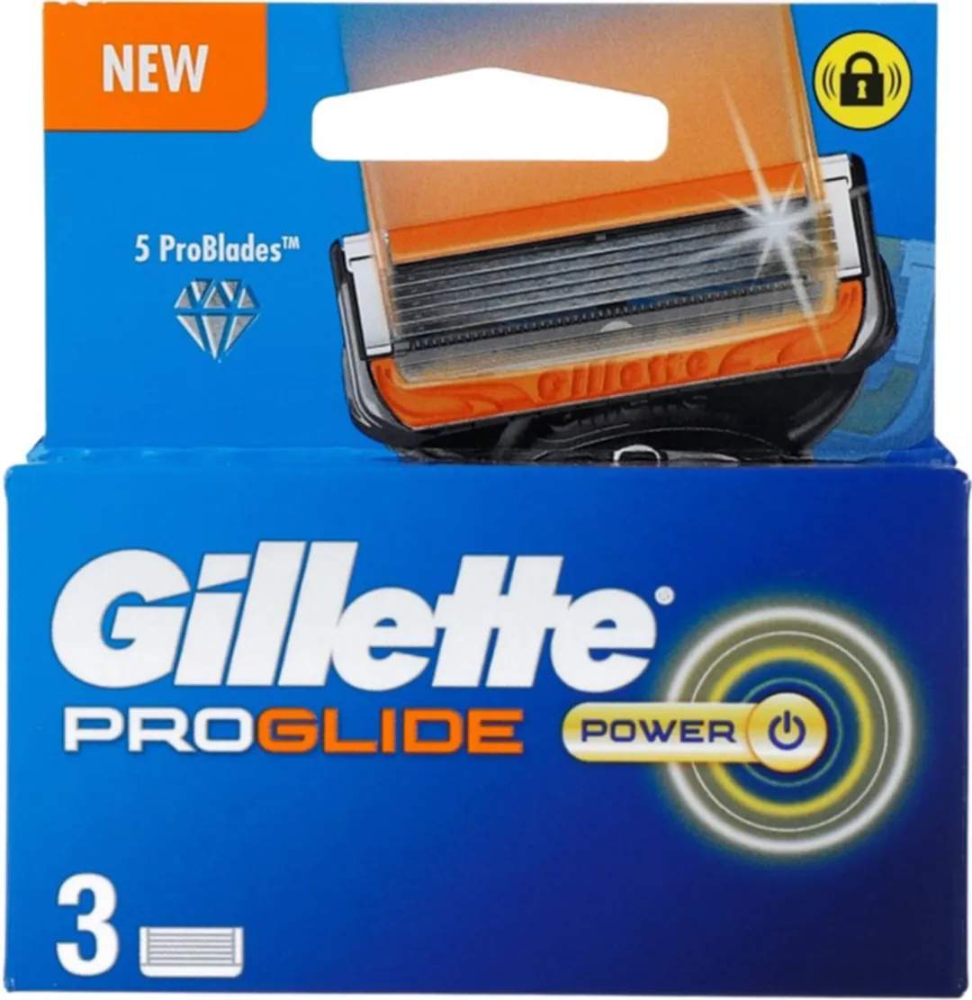 Gillette Fusion PowerGlide Mesjes 5-Blad - 3 Stuks