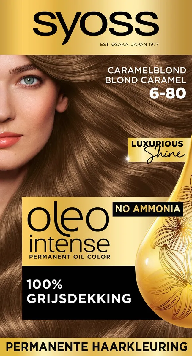 SYOSS Oleo Intense 6-80 Haarverf Caramelblond - 115ml