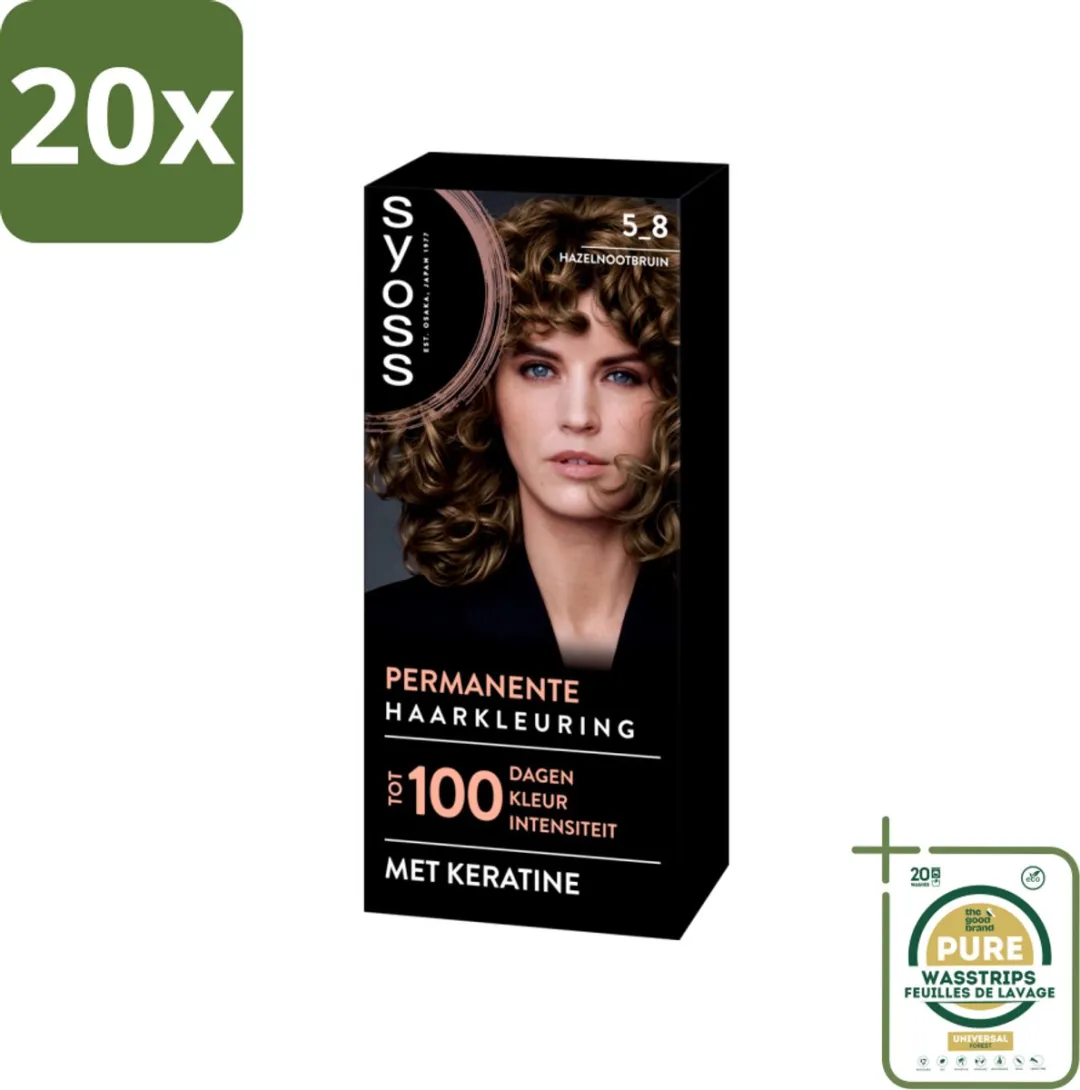 SYOSS Coloration 5-8 Hazelnootbruin Haarverf