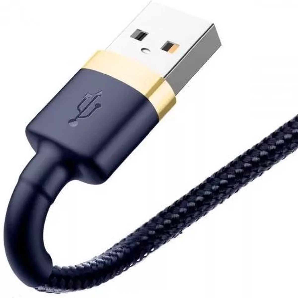 Baseus Cafule Nylon USB/Lightning Kabel QC3.0 2M - Blauw