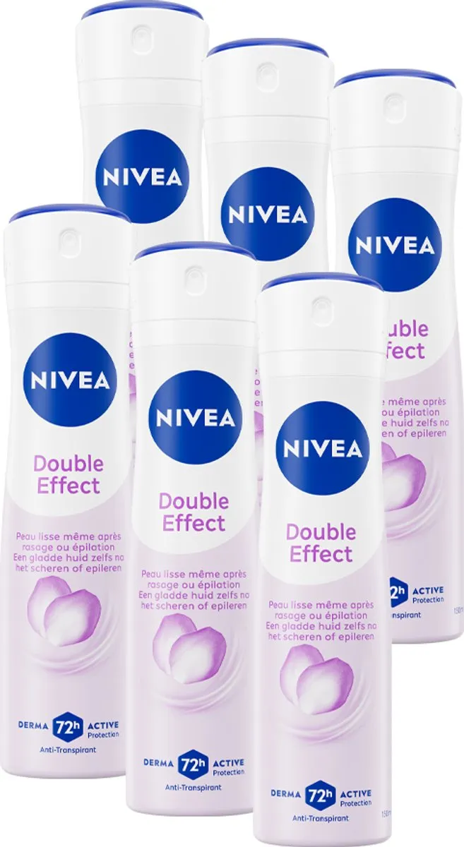 NIVEA Double Effect Anti-transpirant Spray 72u