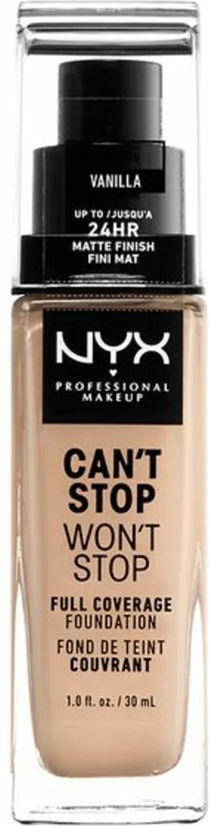 NYX Can't Stop Won't Stop Foundation Vanilla