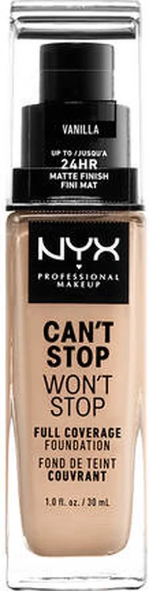 NYX Can't Stop Won't Stop Foundation Vanilla - 30ml