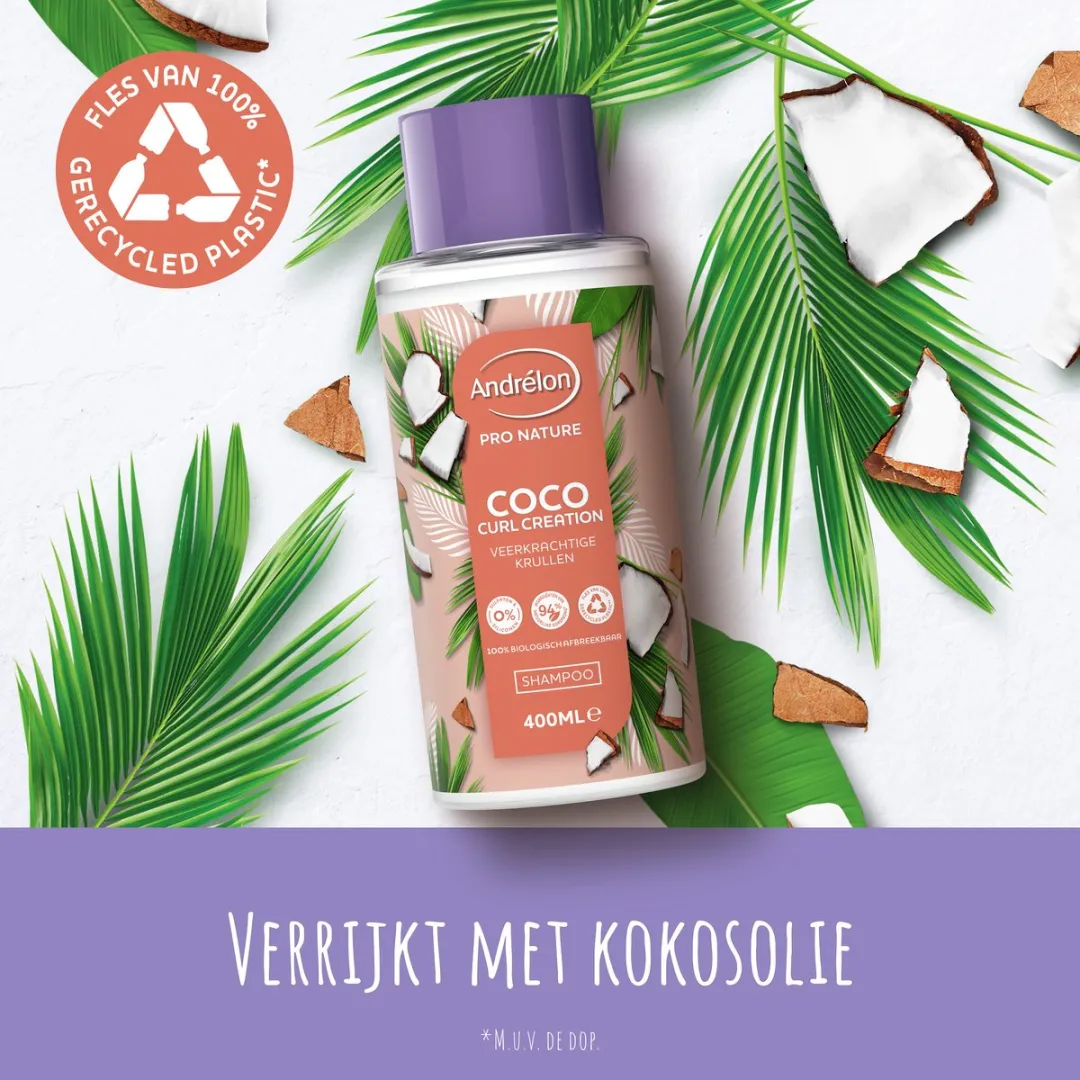 Andrélon Pro-Naturals Coco Curl Shampoo 6x400ml