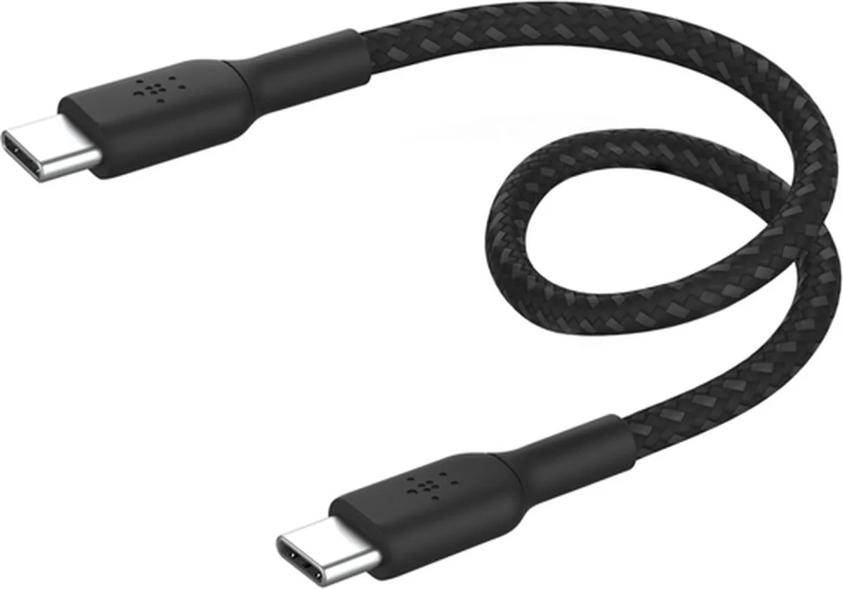 Belkin BoostCharge USB-C Kabel 0,15m - Zwart