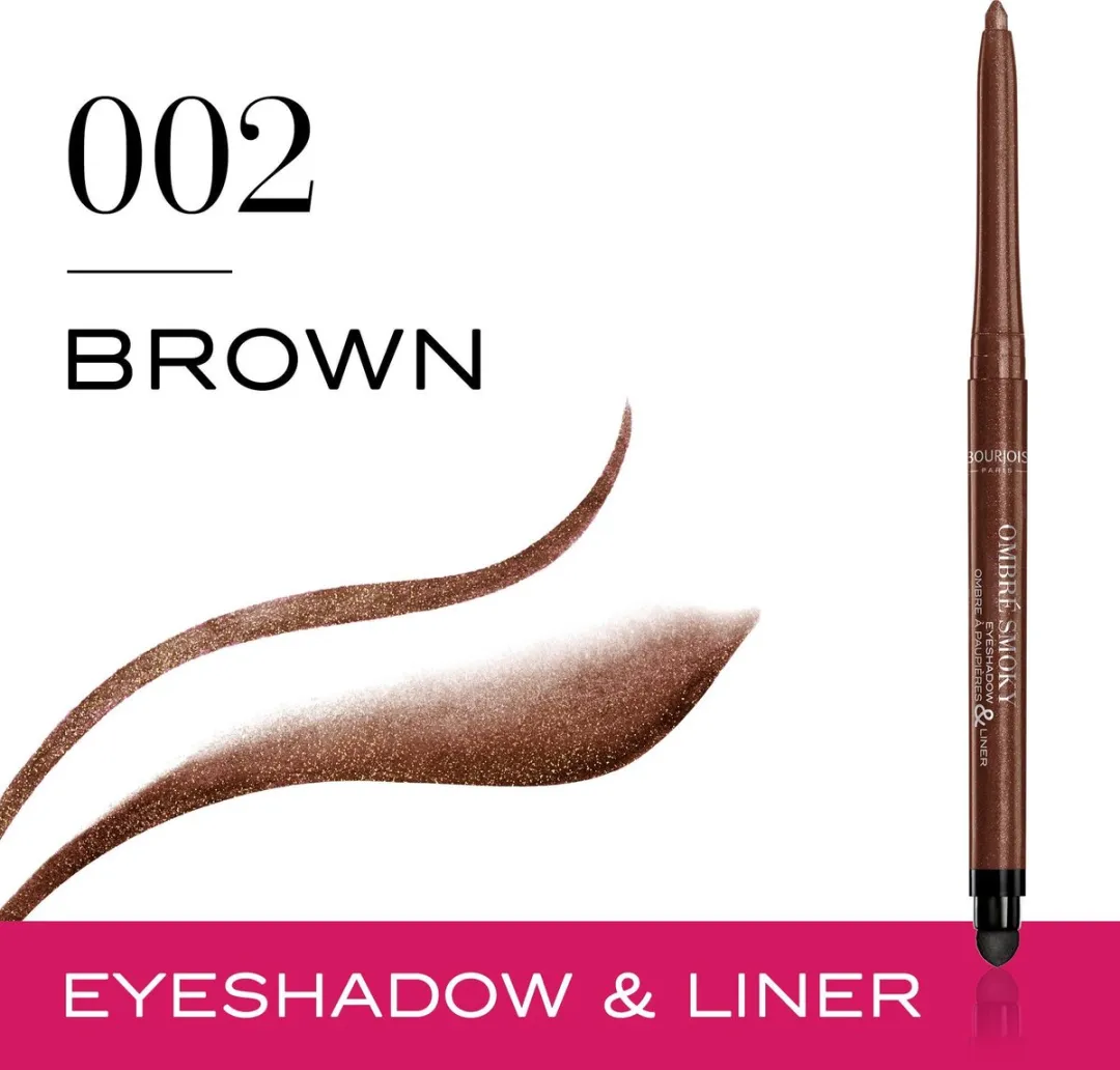Bourjois Ombré Smoky Eyeshadow & Liner 02 Brown