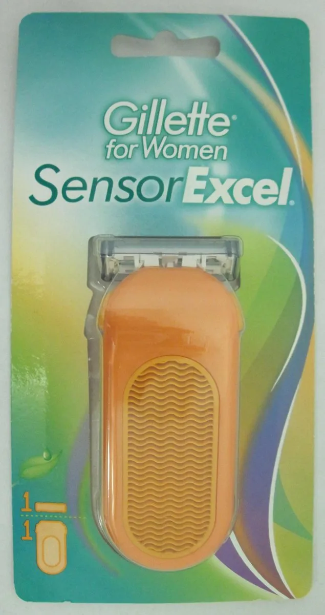 Gillette Sensor Excel Vrouw Scheerhouder + 1 Scheermesje