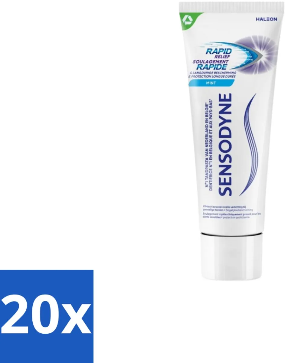 Sensodyne Rapid Relief Whitening Tandpasta 75ml